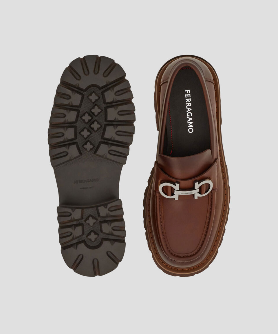 Ferragamo Mocasines Adorno Gancini Hombre