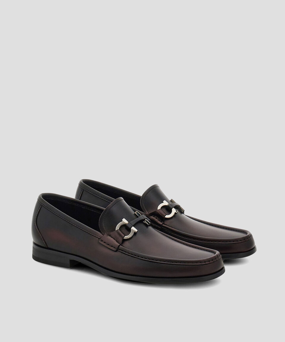 Ferragamo Mocasines Adorno Gancini Hombre