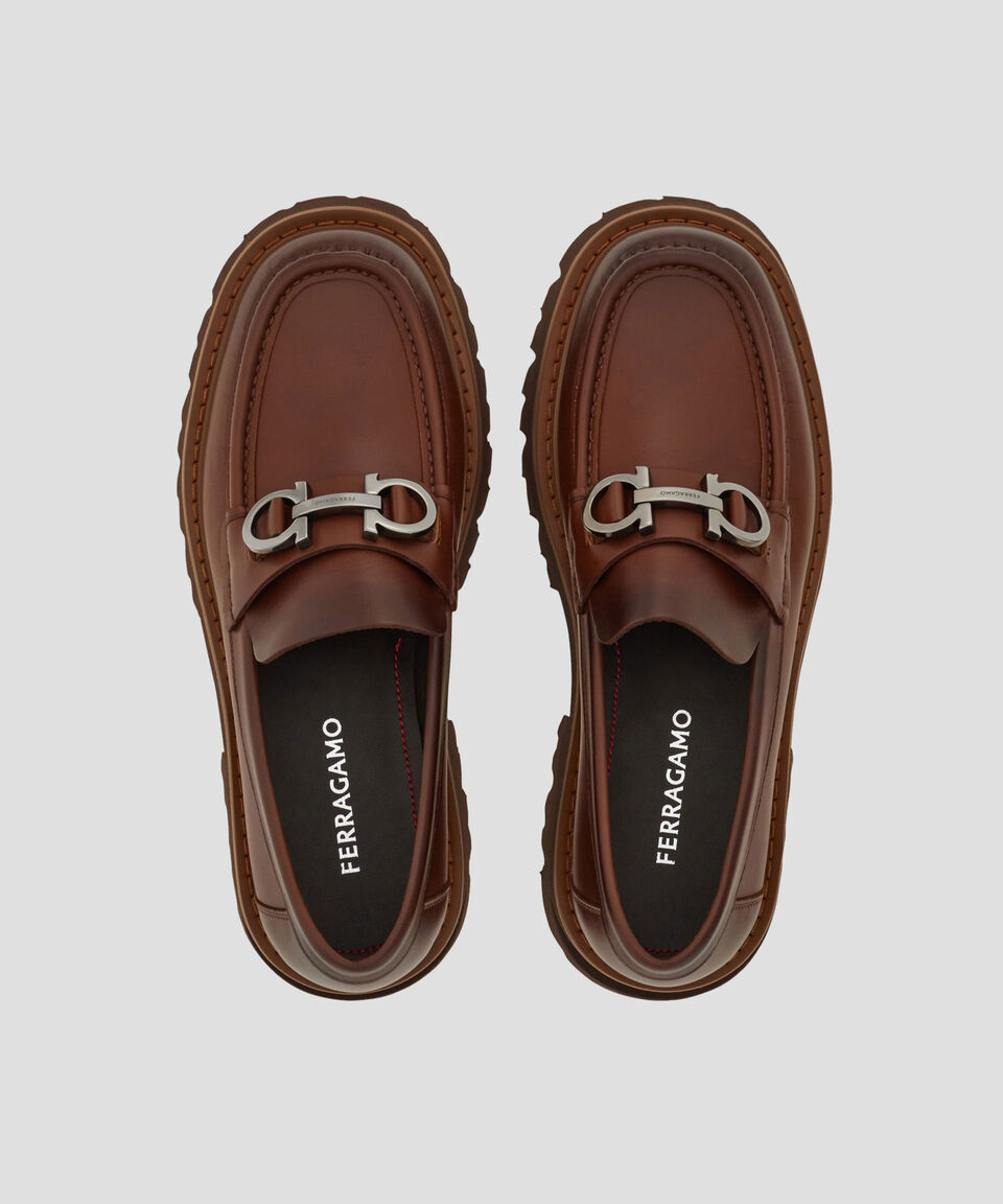Ferragamo Mocasines Adorno Gancini Hombre