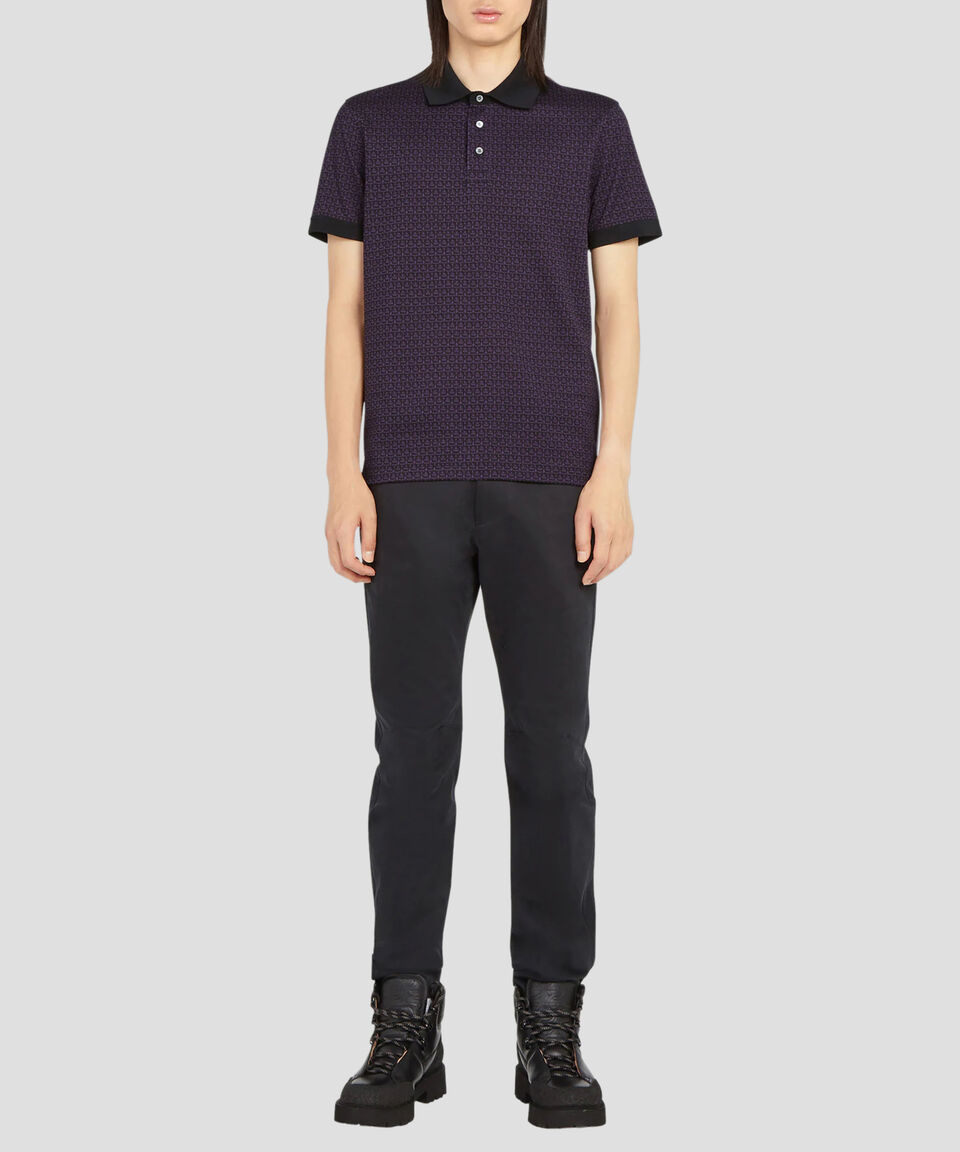 Ferragamo Polo Manga Corta Gancini Hombre