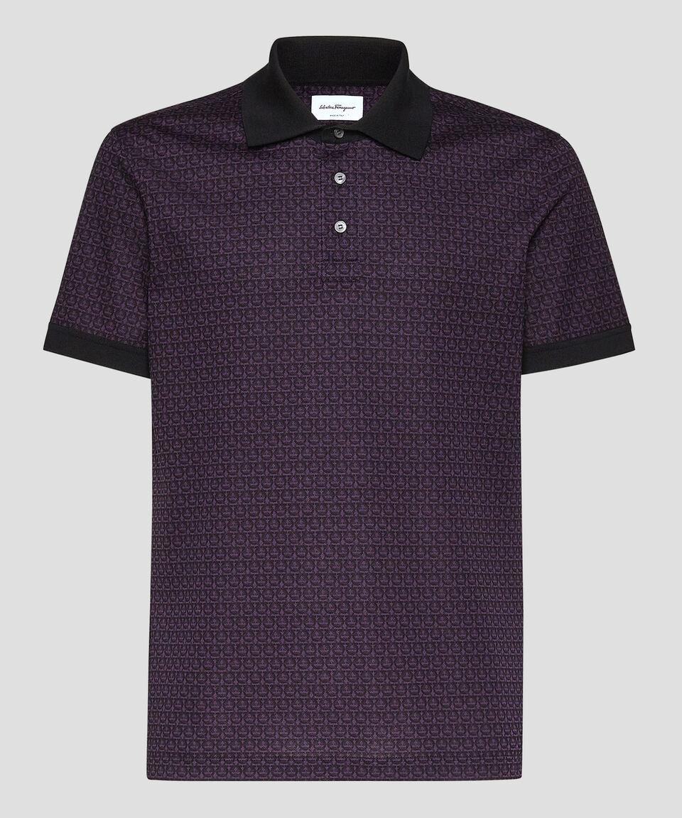 Ferragamo Polo Manga Corta Gancini Hombre