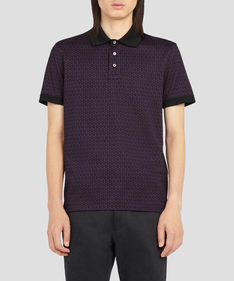Ferragamo Polo Manga Corta Gancini Hombre