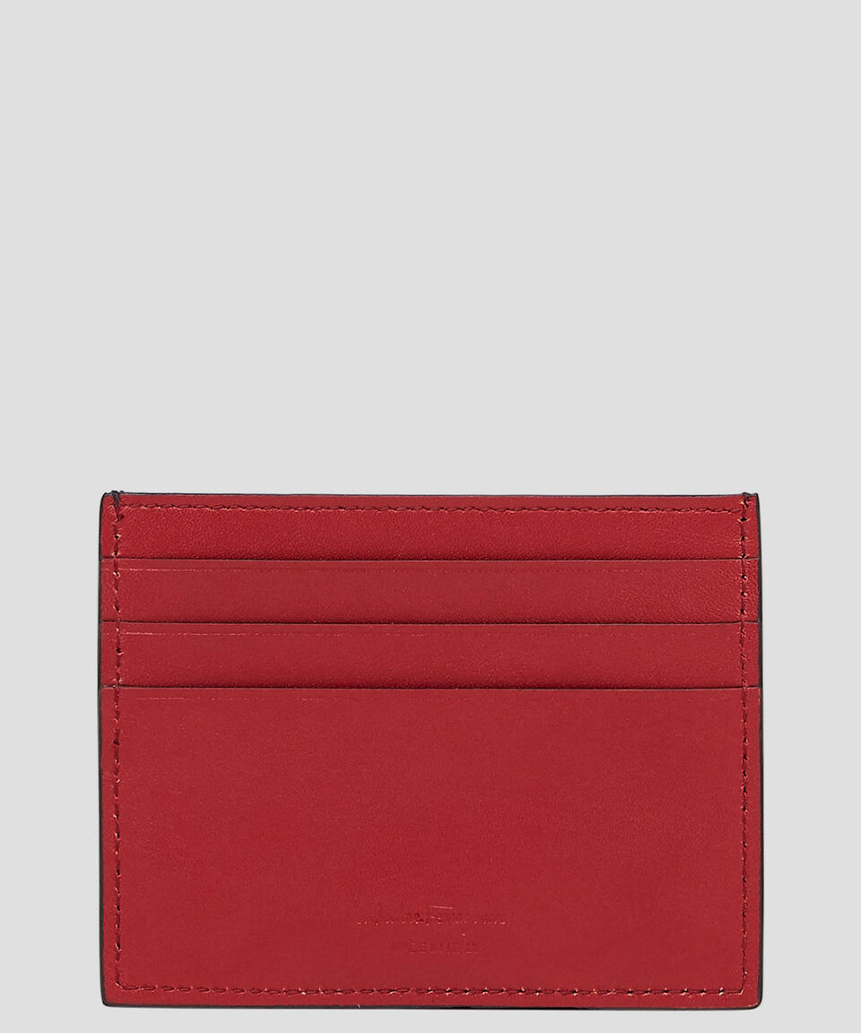 Ferragamo Tarjetero De Piel Jaspeada Hombre