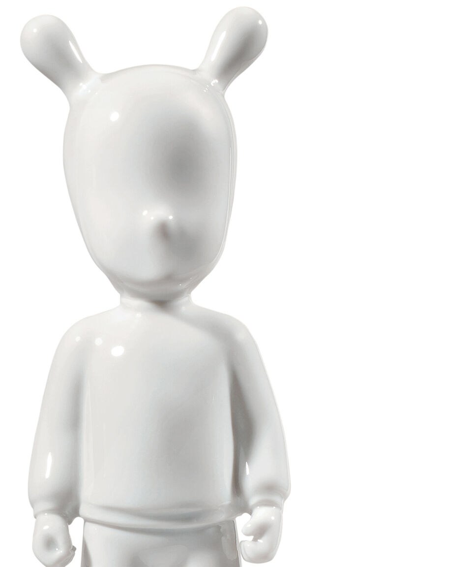 Lladró Figura Decorativa The White Guest Little En Porcelana