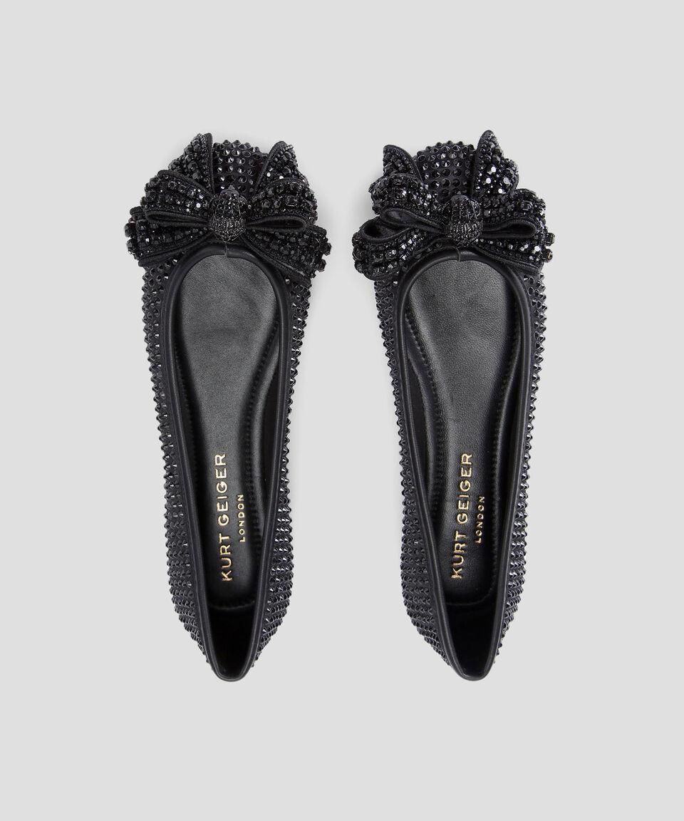 Kurt Geiger Flats En Piel Con Pedrería Eagle Drench Mujer