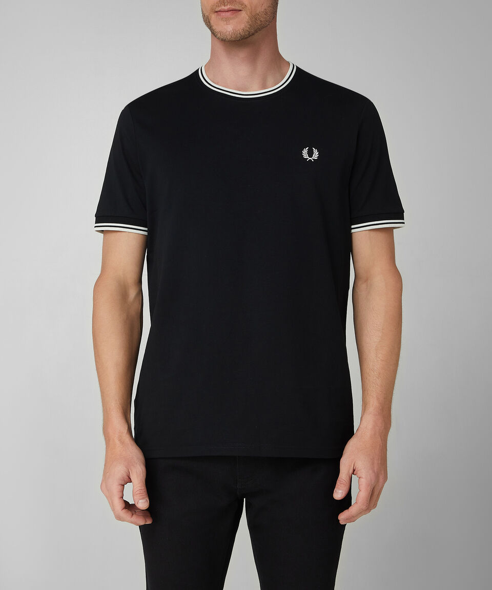 Fred Perry Playera de manga corta lisa Hombre