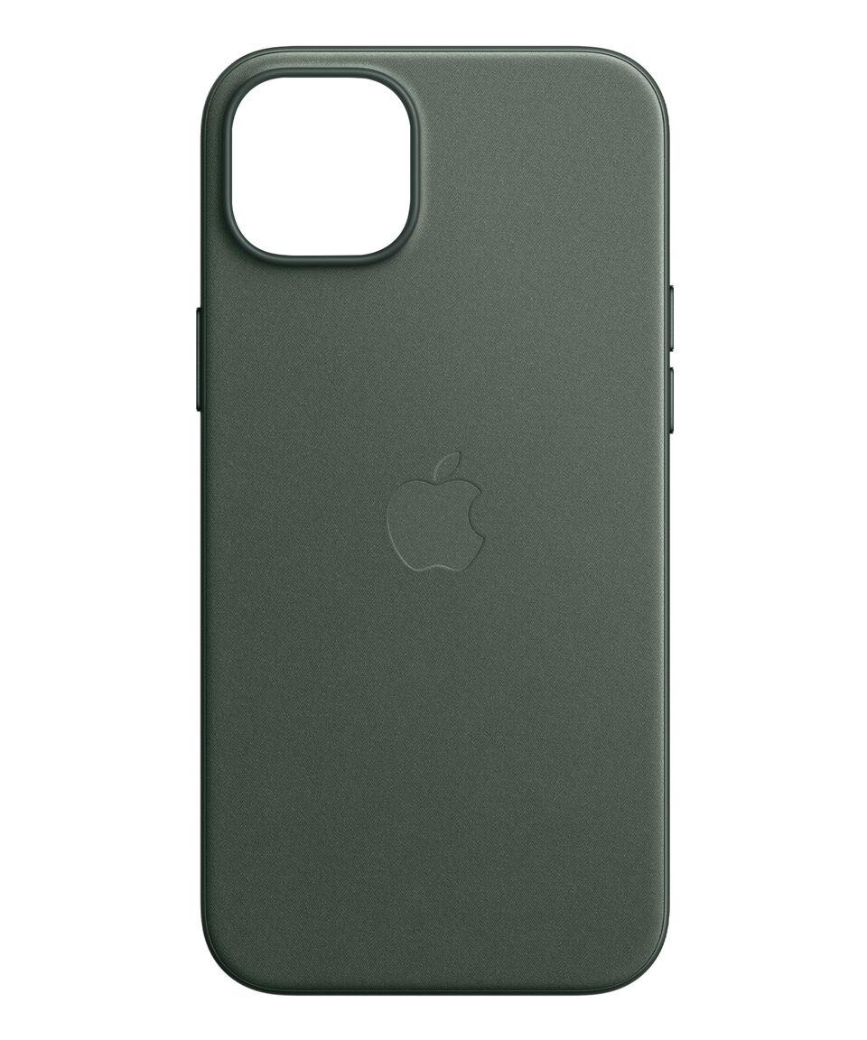Apple Funda para iPhone 15 Plus verde conífera lisa