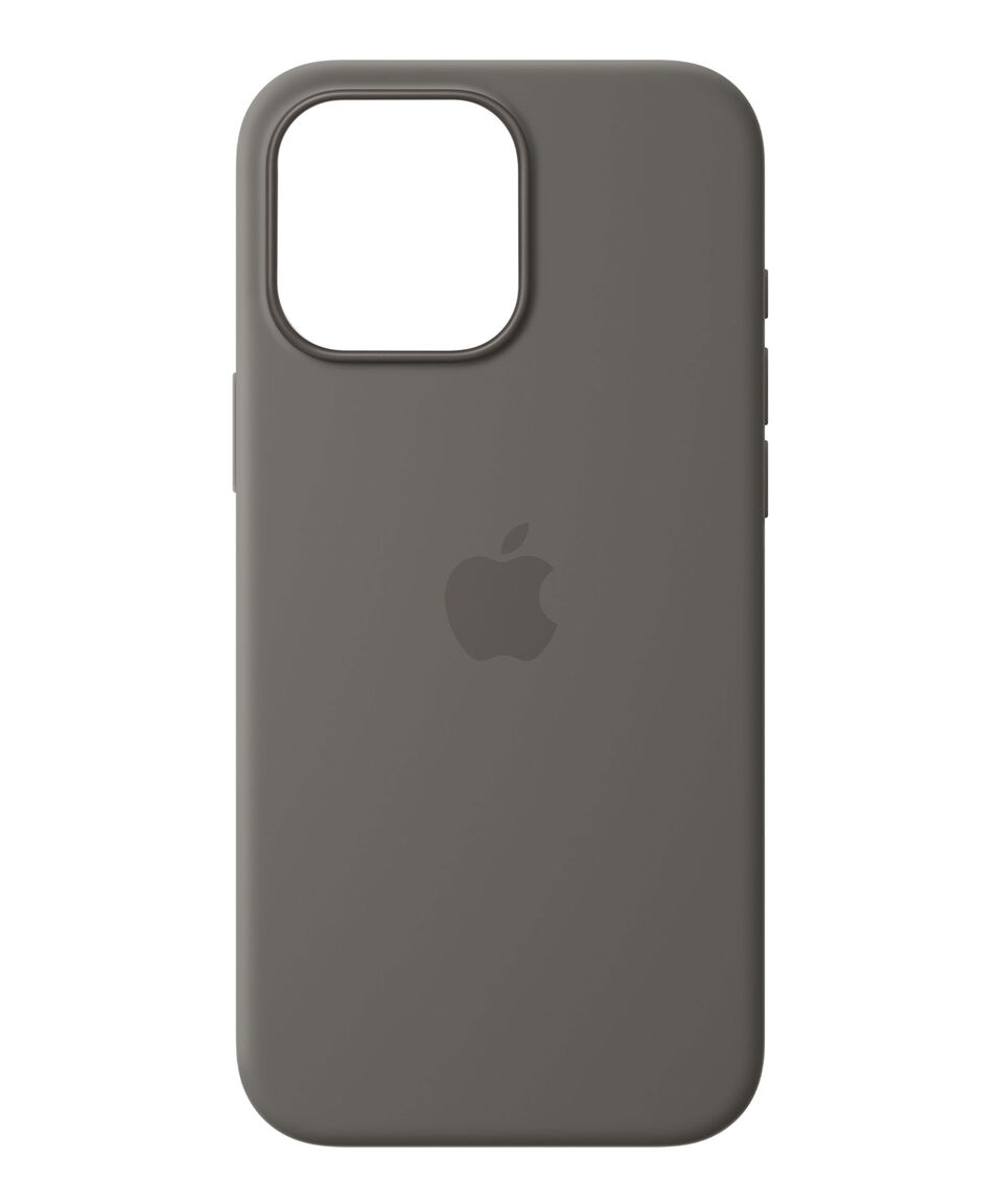 Apple Funda para iPhone 16 Pro Max Gris piedra lisa