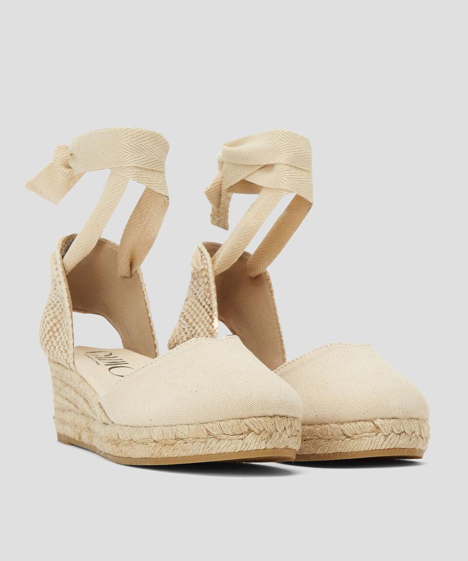 Gaimo Alpargatas Lina Con Tacón Bajo De Cuña Mujer