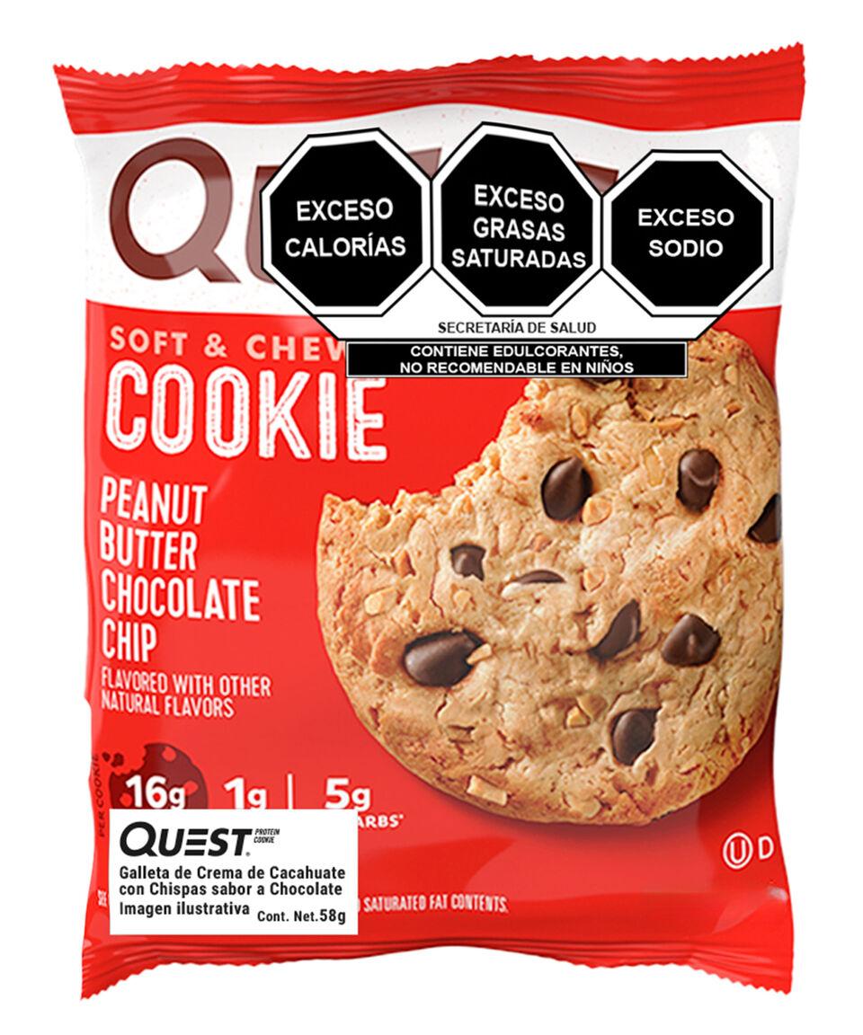 QUEST NUTRITION Galleta de Cacahuate chocochips 58 gr