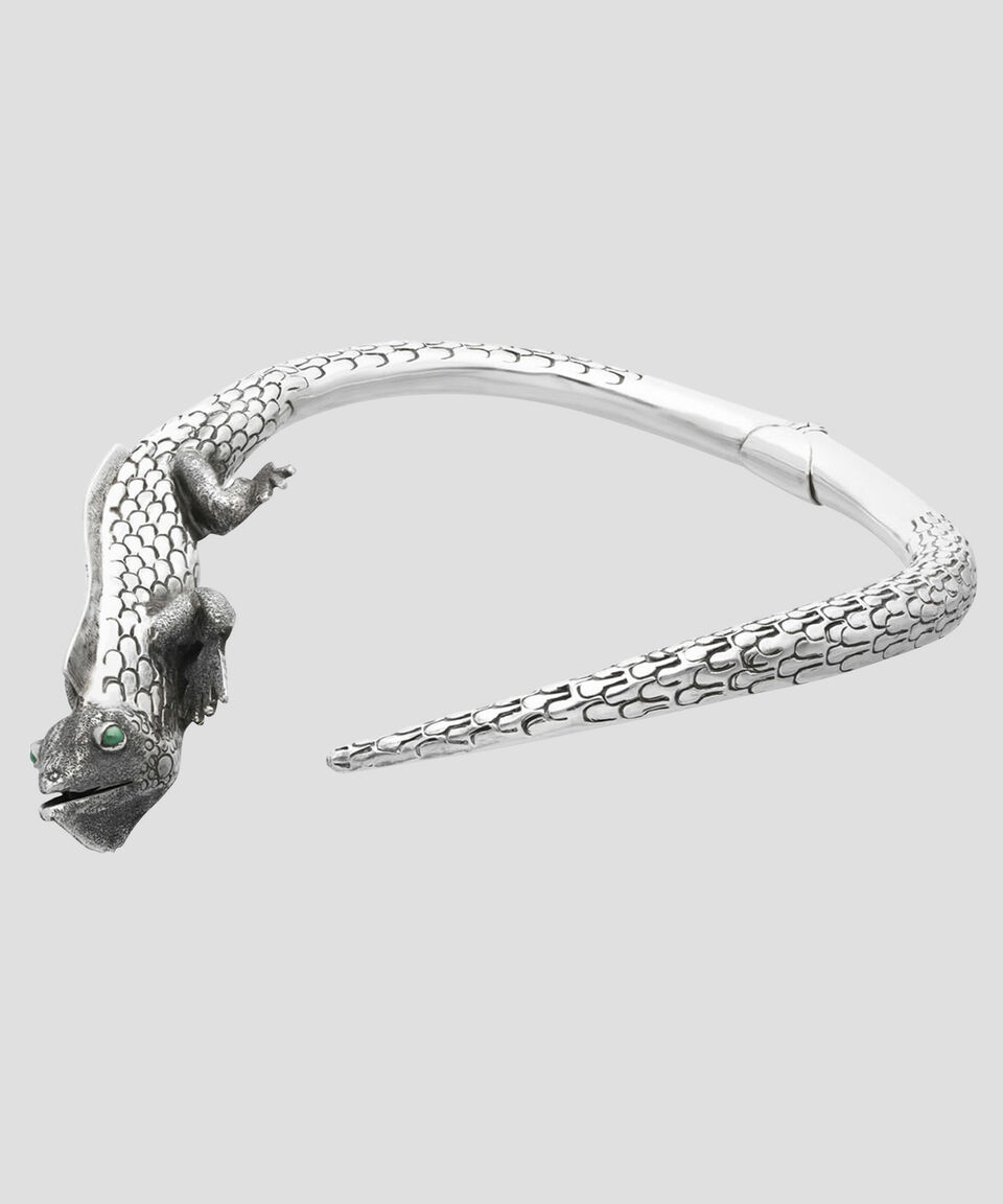 Talleres Los Ballesteros Gargantilla Abierta México Salvaje En Plata .925 Mujer