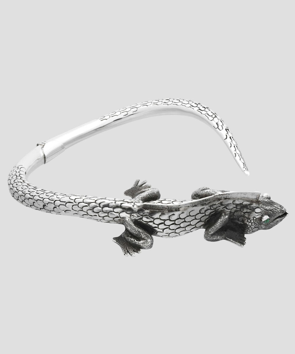 Talleres Los Ballesteros Gargantilla Abierta México Salvaje En Plata .925 Mujer