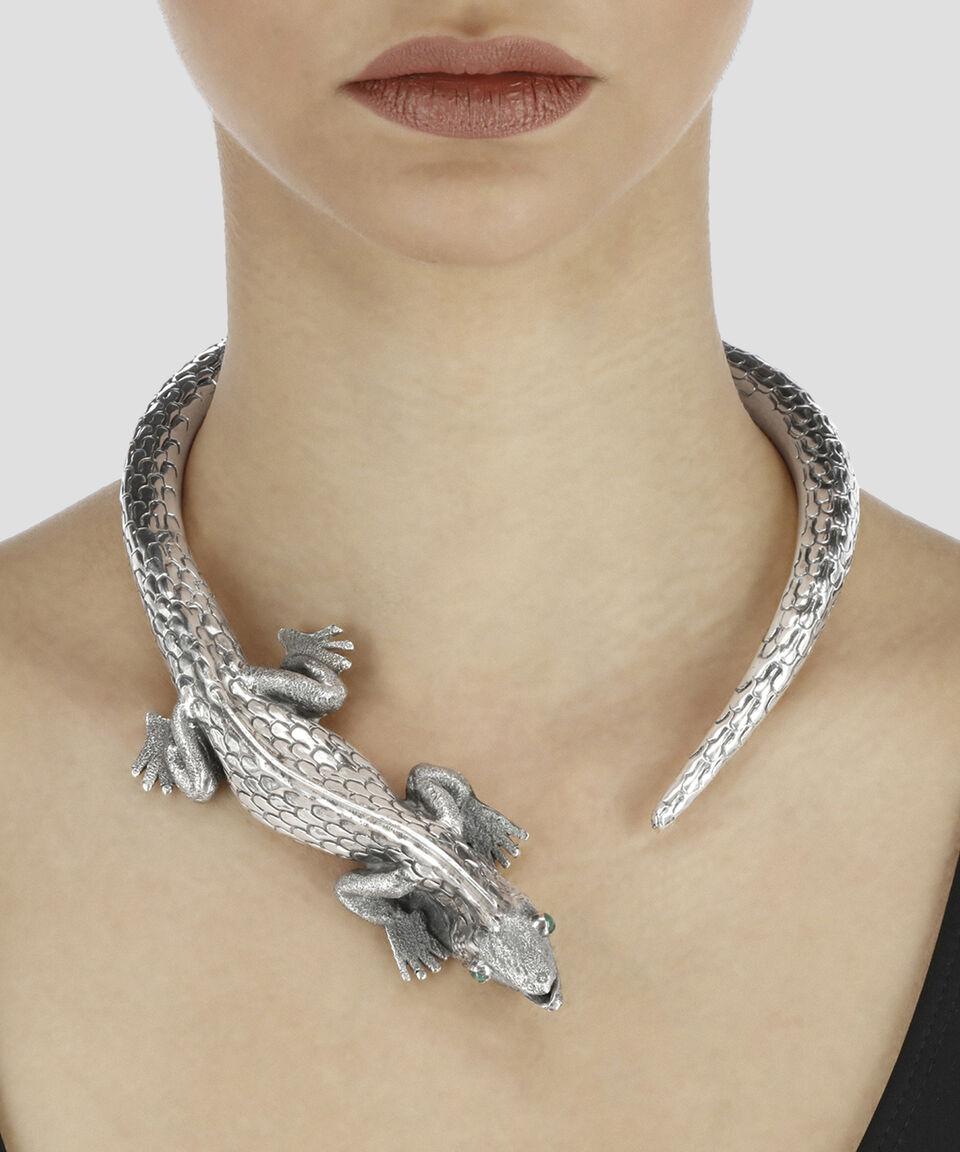 Talleres Los Ballesteros Gargantilla Abierta México Salvaje En Plata .925 Mujer