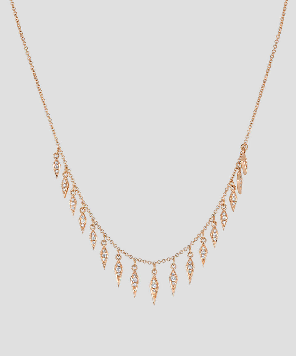 Eugenia Gargantilla Charms en oro rosa de 18 Kts Mujer