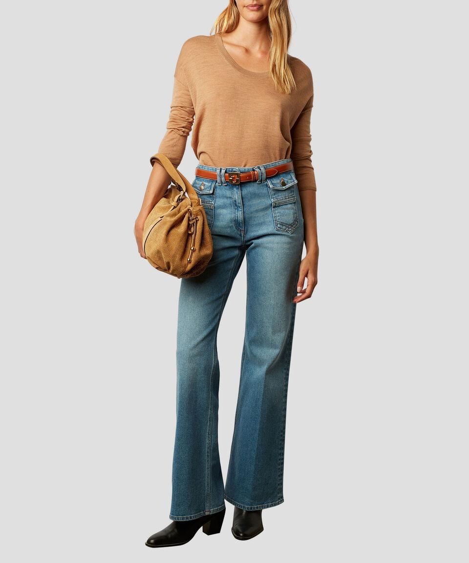 Gerard Darel Suéter Cuello Redondo Mujer