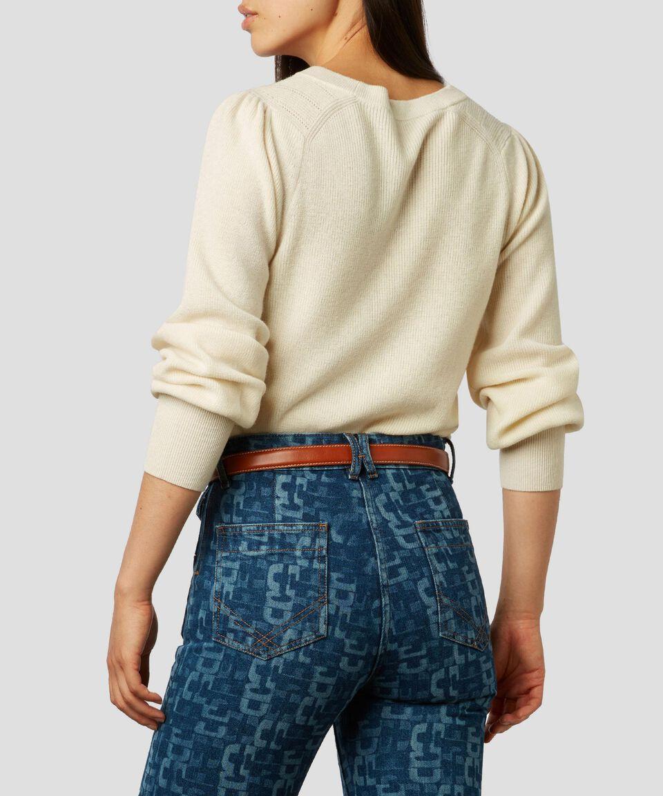 Gerard Darel Suéter Cuello Redondo Mujer