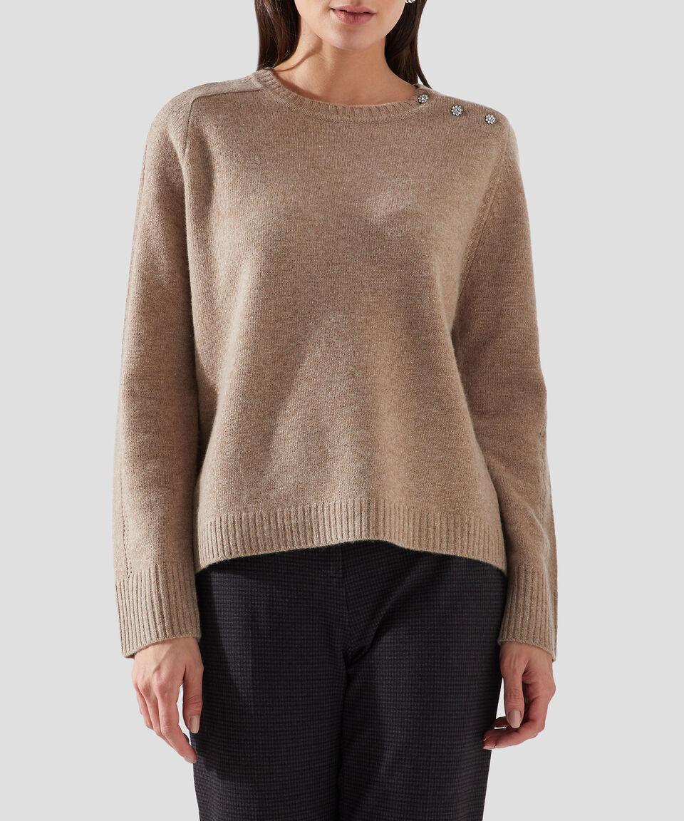 Gerard Darel Suéter Cuello Redondo Mujer