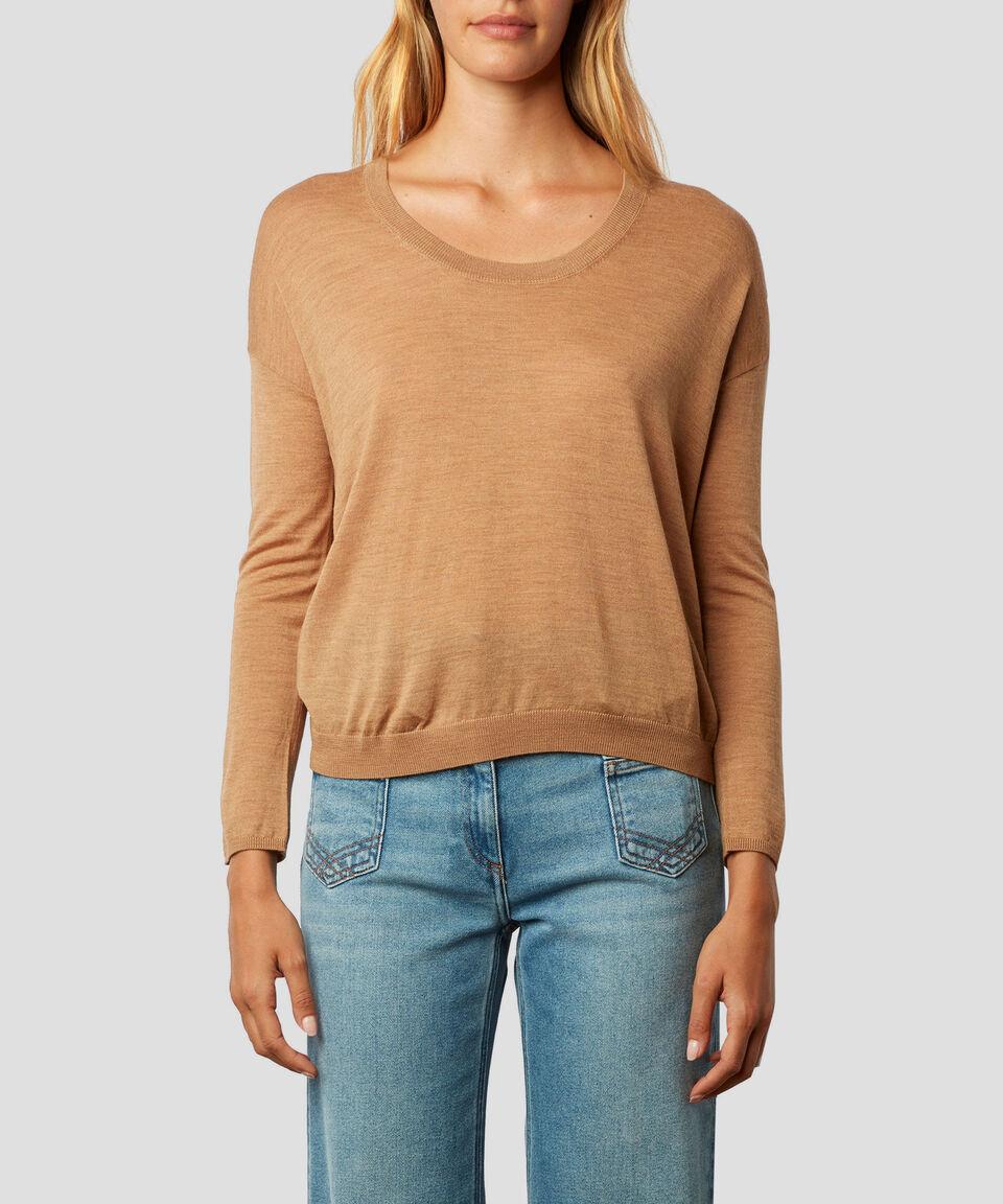 Gerard Darel Suéter Cuello Redondo Mujer