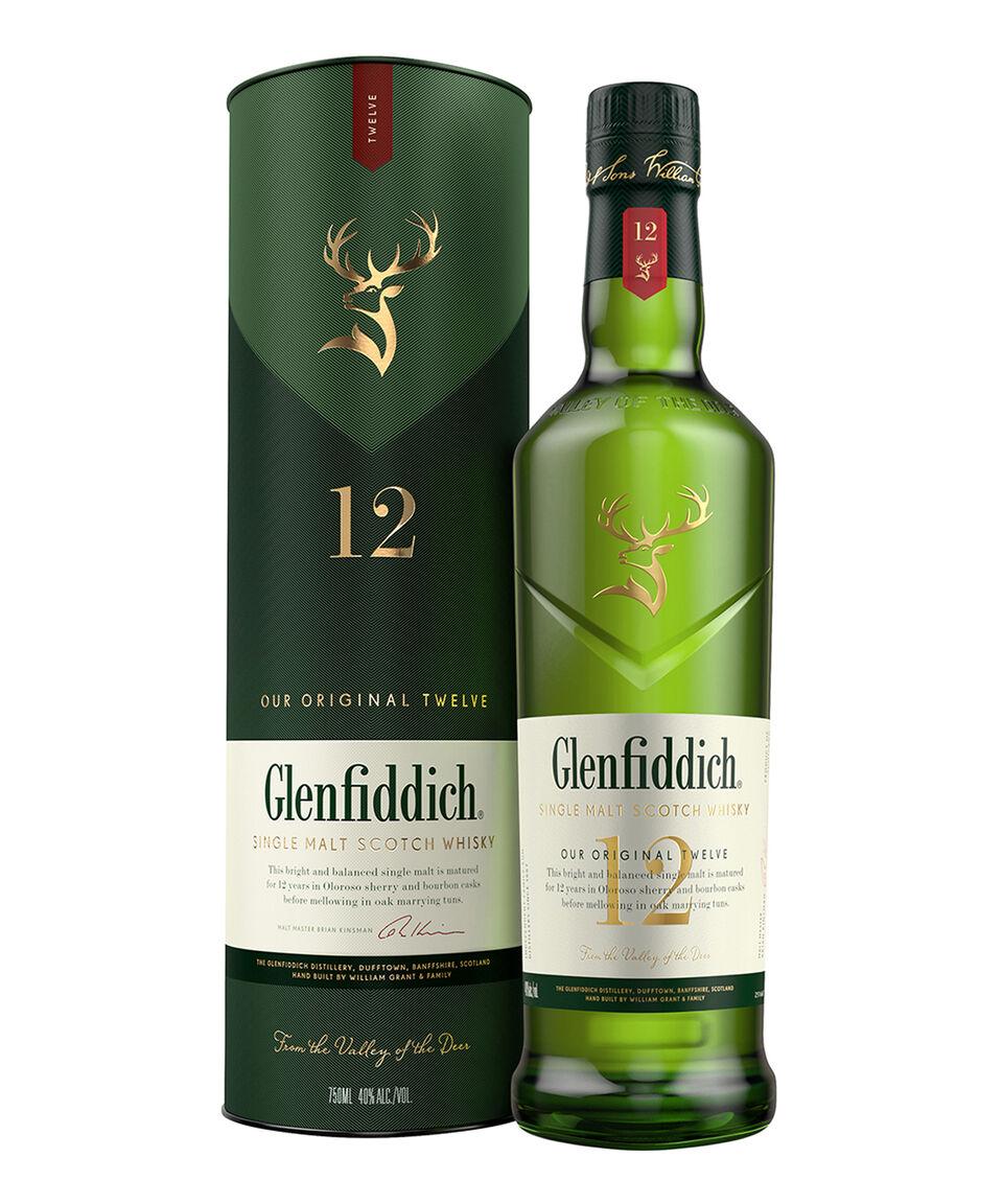 Glenfiddich Whisky 12 Años 750 ml