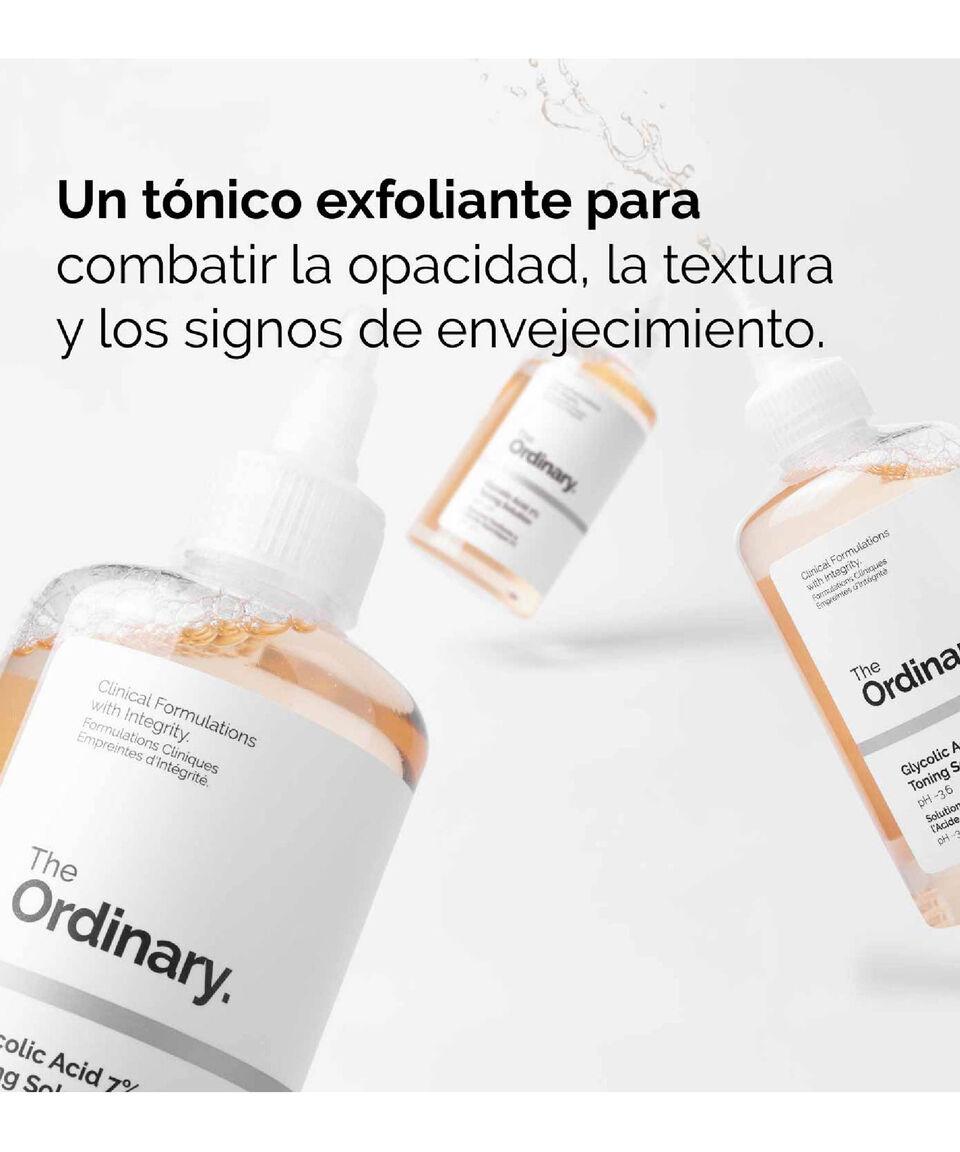 The Ordinary Glycolic Acid 7% Exfoliating Toner (Tónico Exfoliante Con Ácido Glicólico) 240 Ml