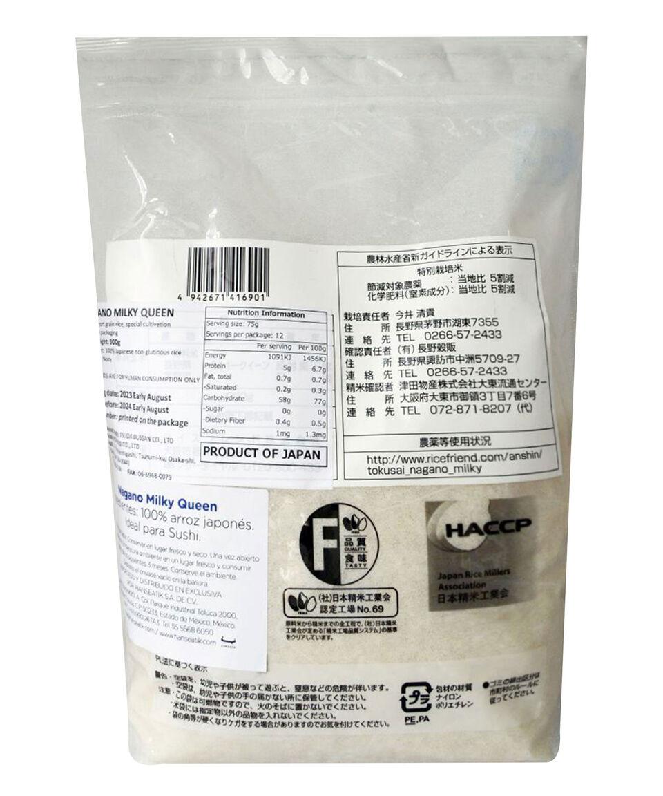 Hanseakit Arroz Nagano Milky Queen 900 G
