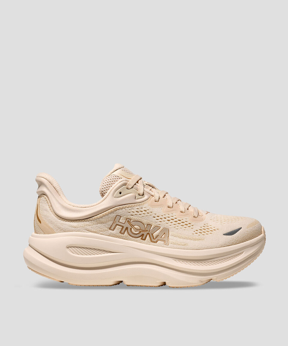 Hoka Tenis Bondi 9 Crema Mujer