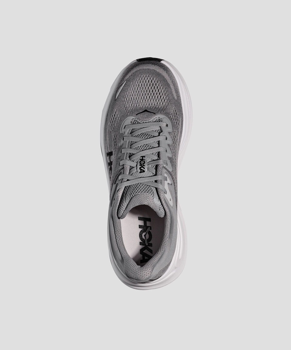 Hoka Tenis Bondi 9 Gris Mujer
