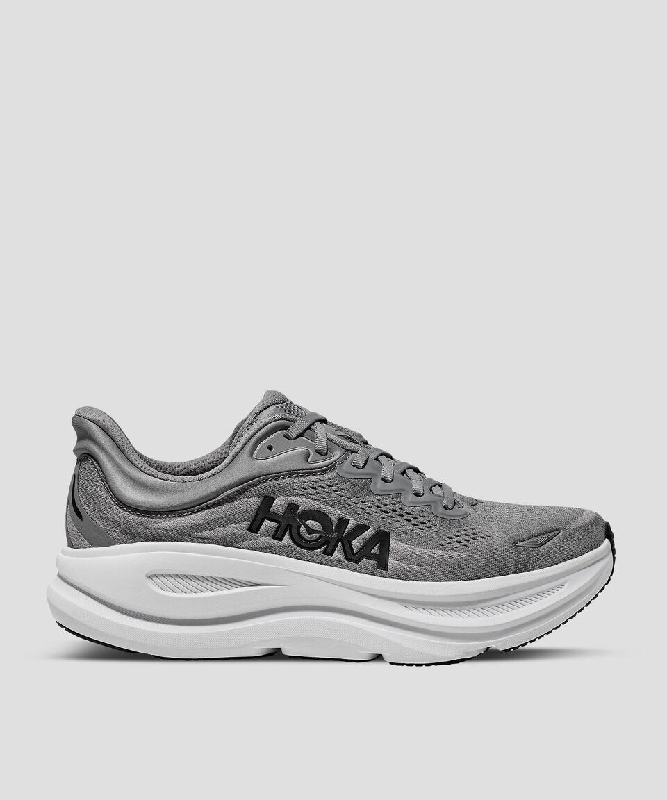 Hoka Tenis Bondi 9 Gris Mujer