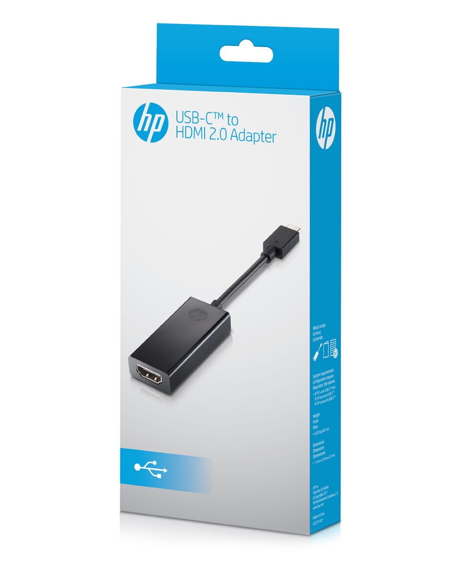 Hp Adaptador HP USB-C A HDMI 2.0 (2PC54AA)