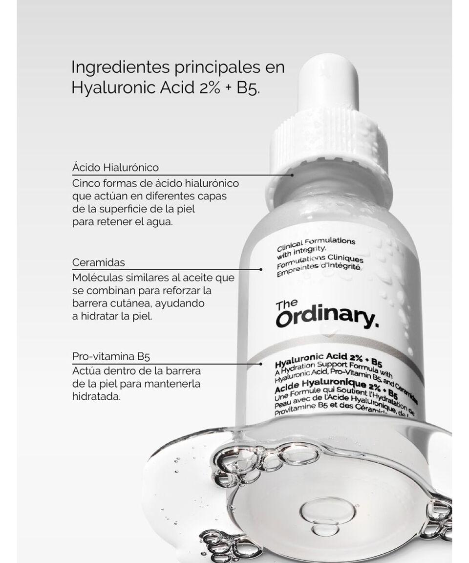 The Ordinary Hyaluronic Acid 2% + B5 (Suero Hidrante Con Ácido Hialurónico Y Ceramidas) 30 Ml