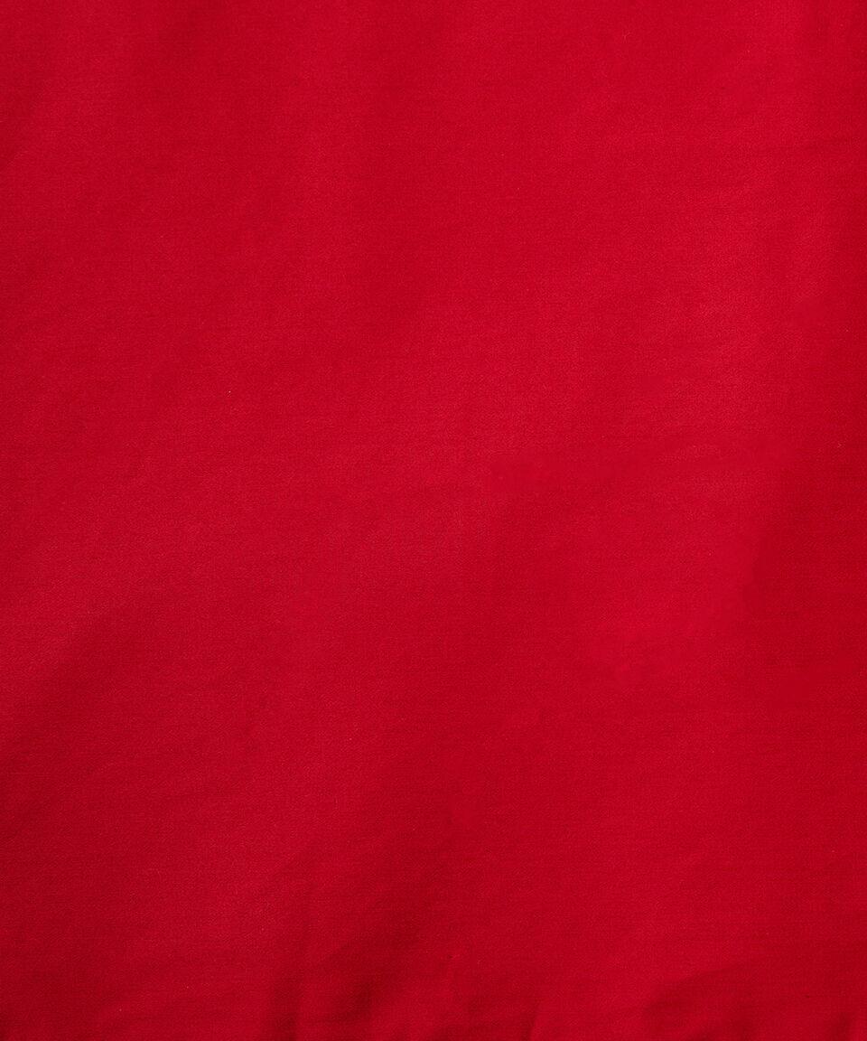 Ilò Funda para Duvet Matrimonial/Queen Satín Rojo