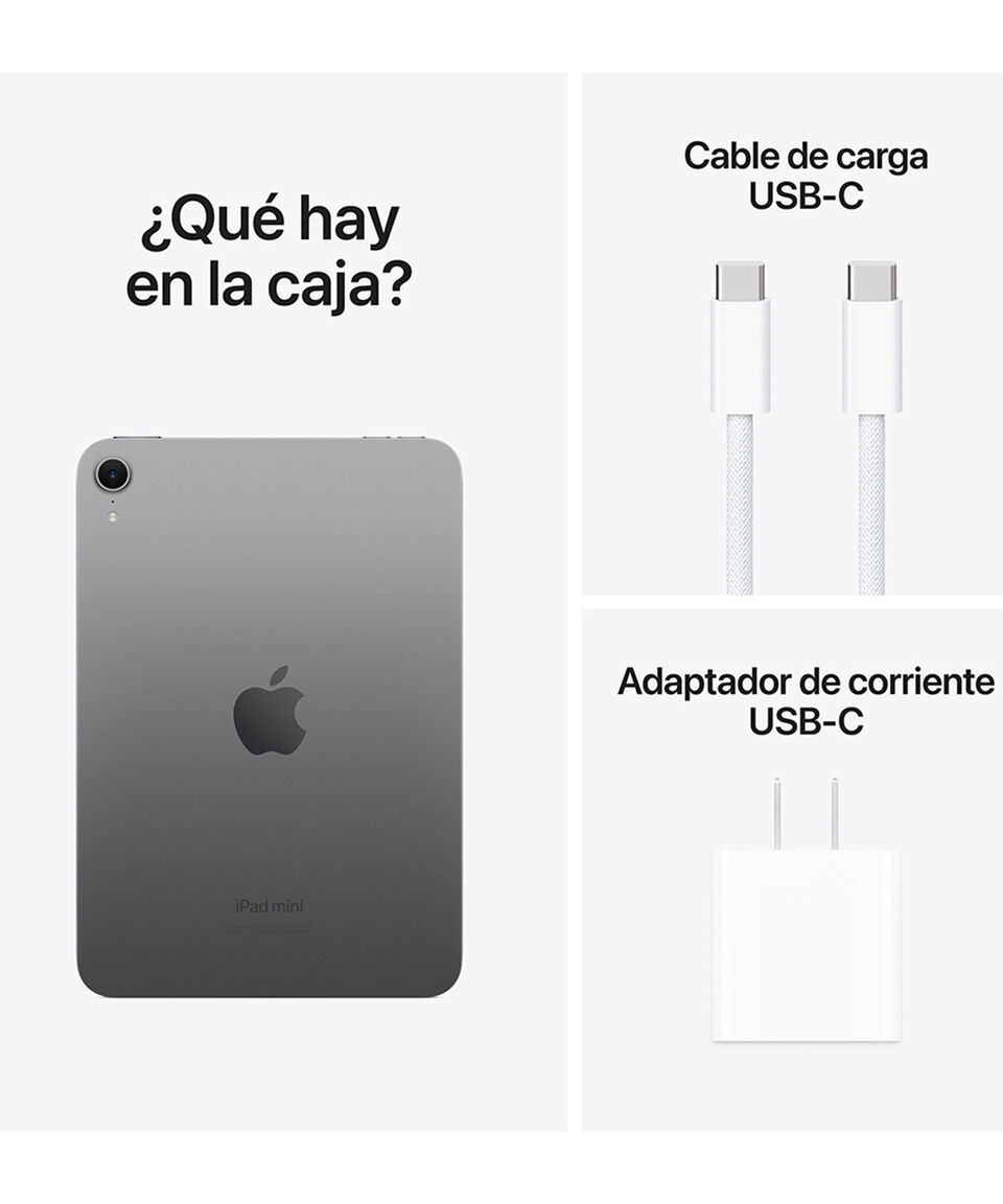 Apple IPad Mini Wi-Fi 8.3" Chip A17 Pro 128 GB Gris Espacial