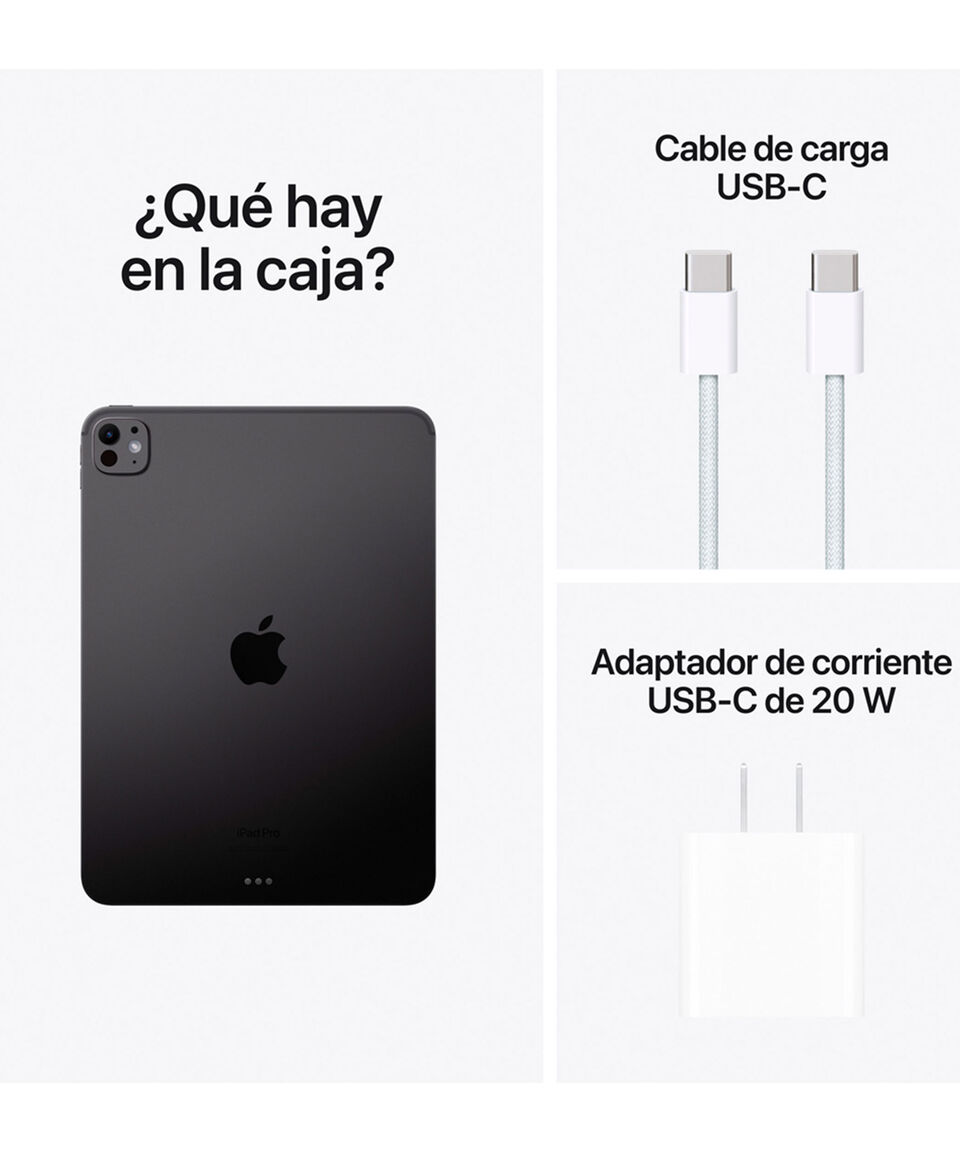 Apple IPad Pro 11" Chip M4 RAM 8 GB 512 GB Negro Espacial