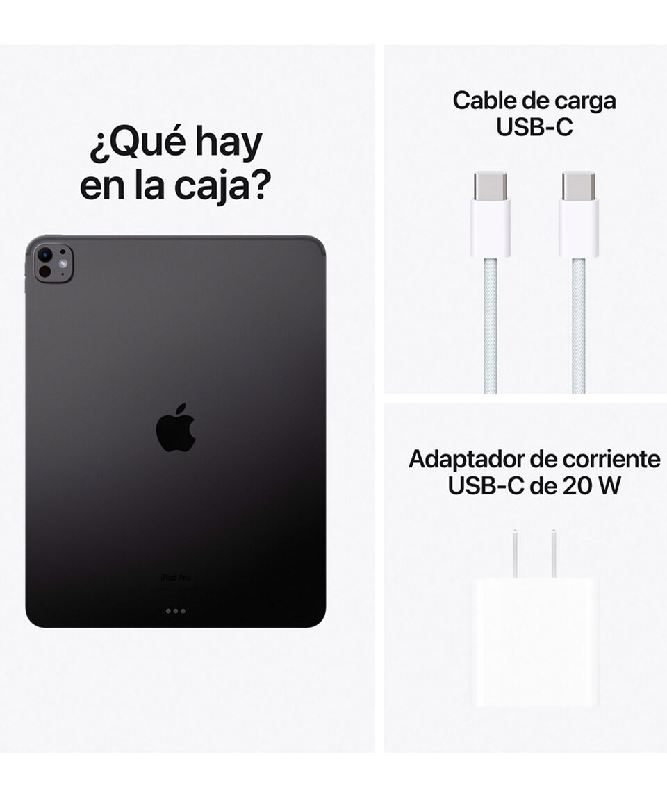 Apple IPad Pro Wi-Fi 13" Chip M4 8 GB RAM 256 GB - Negro Espacial