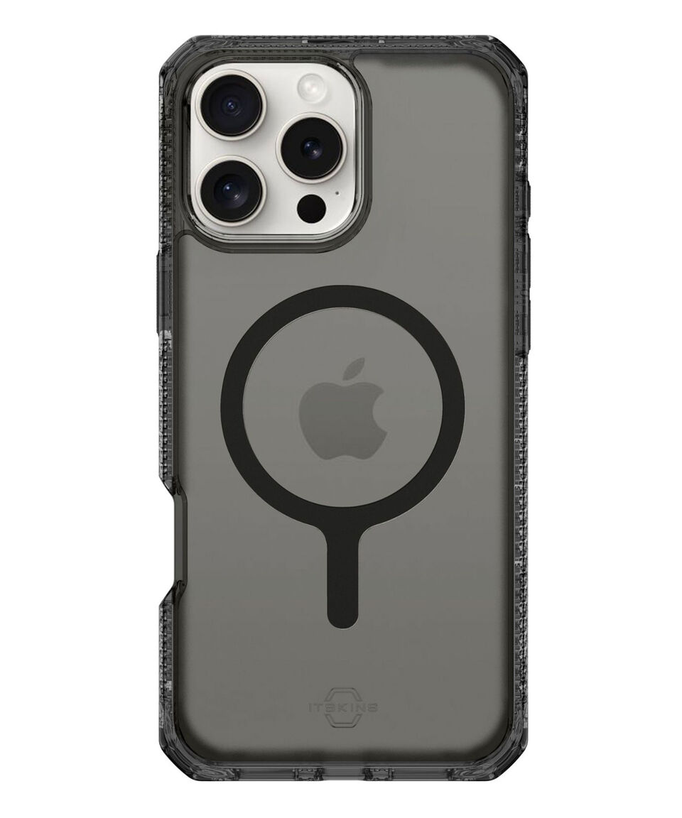 Itskins Funda IPhone 16 Pro Hybrid R Vapor Gris