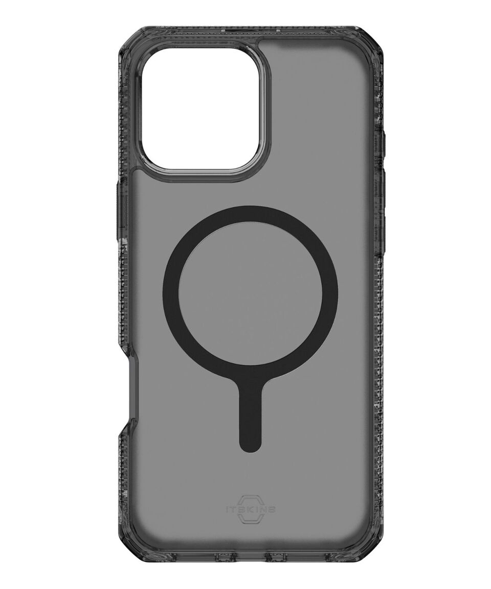 Itskins Funda iPhone 16 Pro Hybrid R Vapor Gris