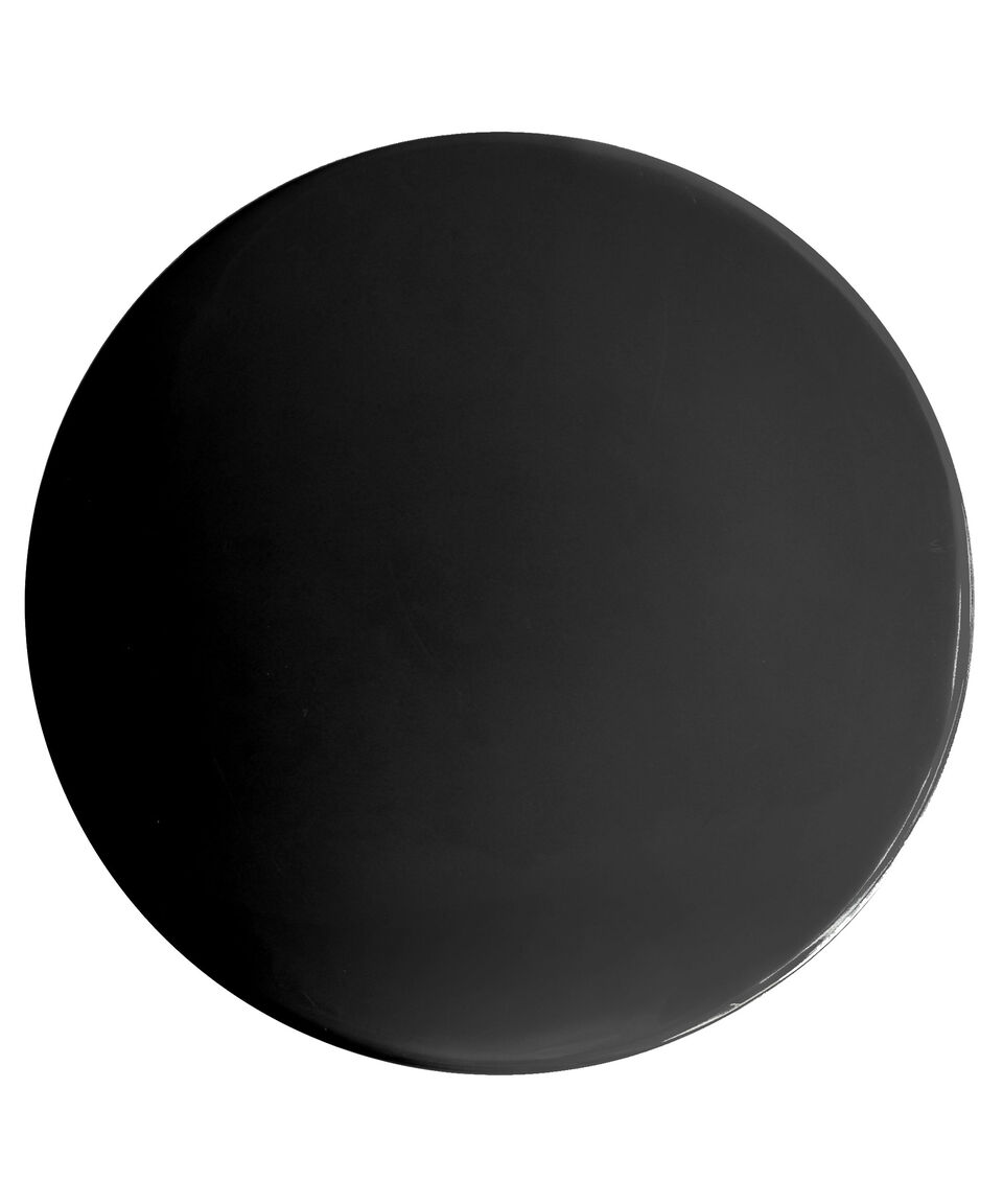 Jaresa Mesa Auxiliar Puff En Fibra De Vidrio Negra