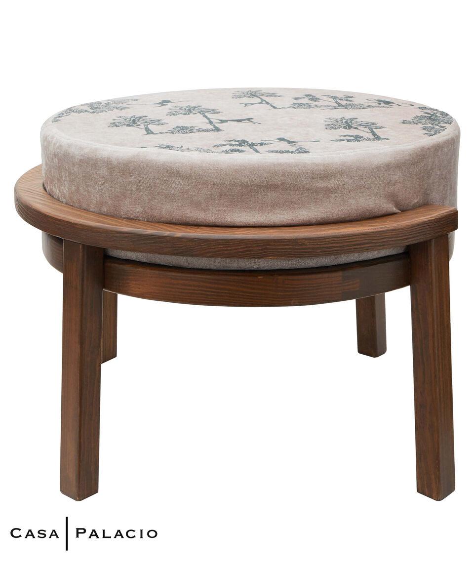 JENUINA Otomano Paris En Madera