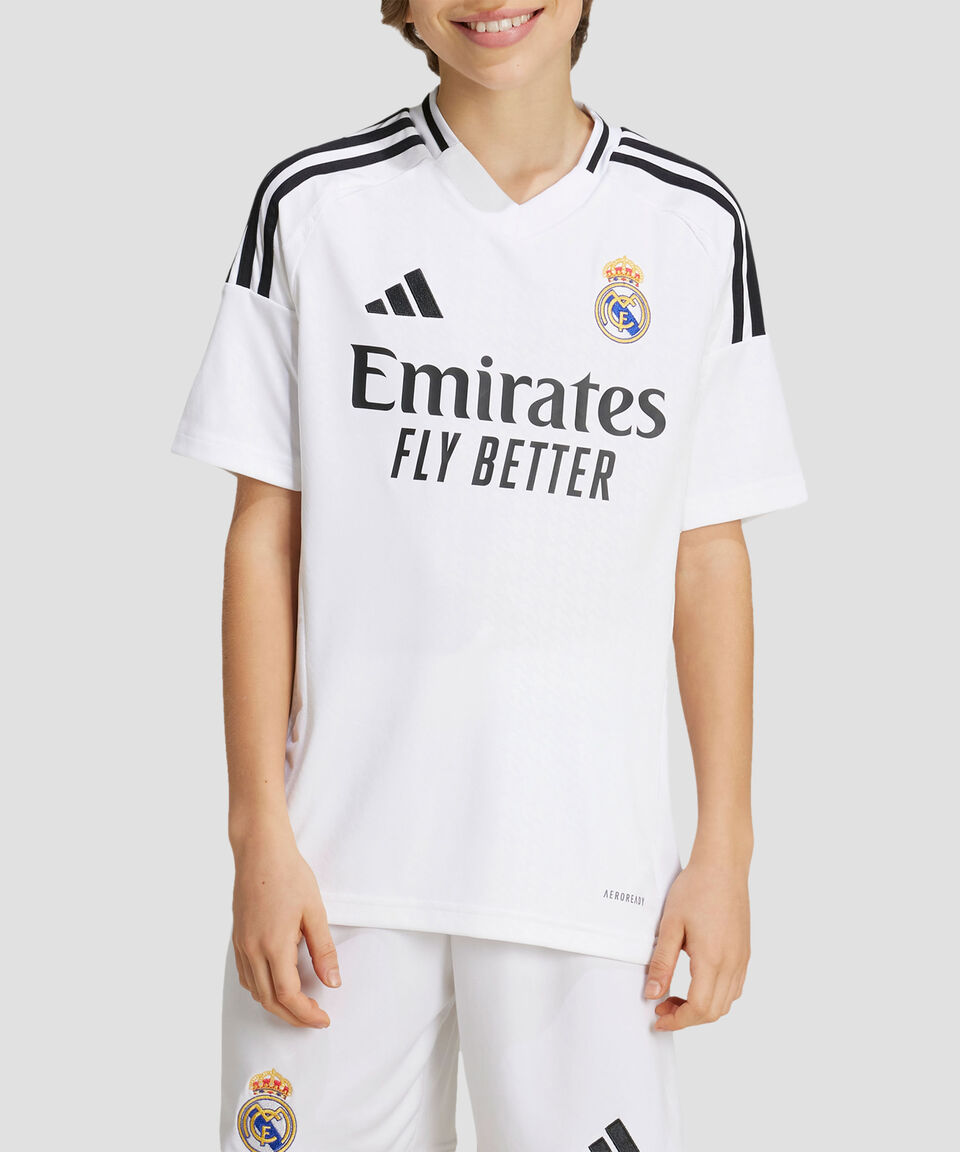 Adidas Jersey Para Fútbol Soccer Real Madrid Local 24/25 Manga Corta Niño