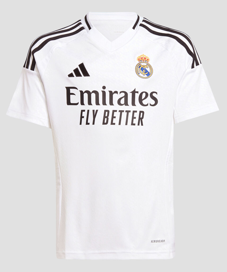 Adidas Jersey para fútbol soccer Real Madrid local 24/25 manga corta Niño