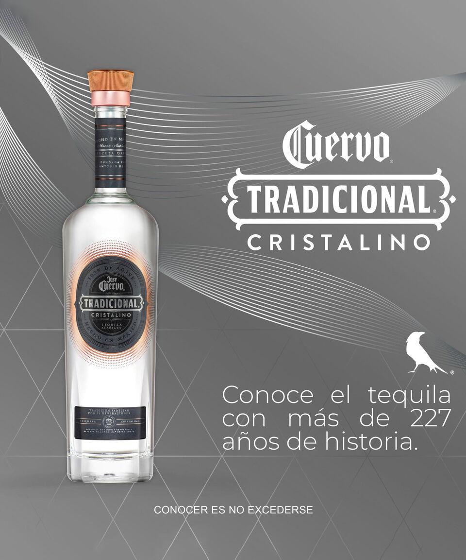 José Cuervo Tequila Tradicional Cristalino 750 Ml