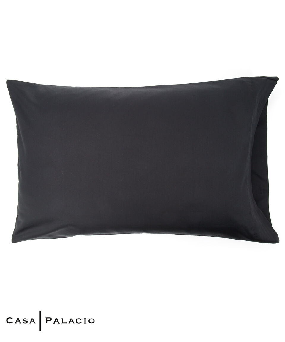 Etherea Juego De Fundas Para Almohada Estándar Original Negro