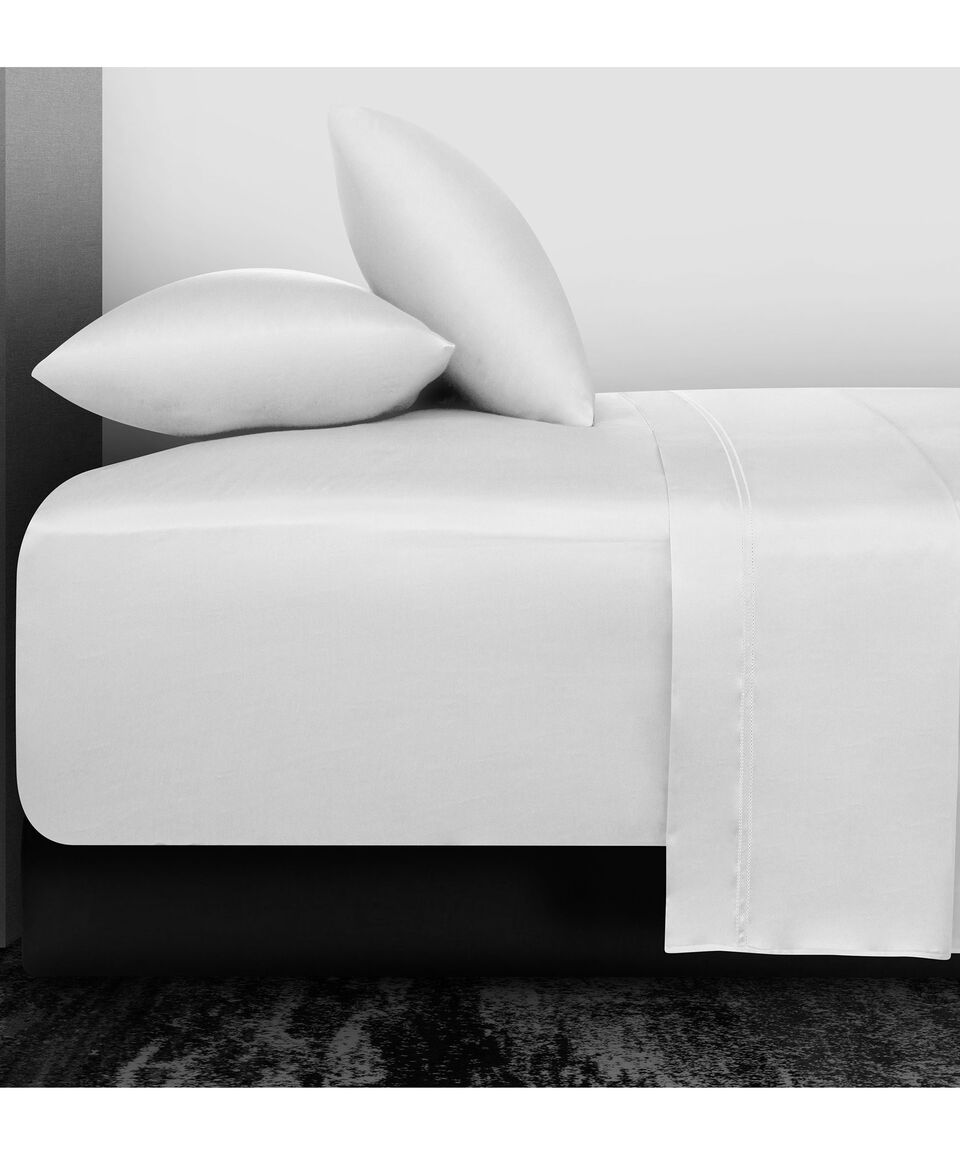 Casa Palacio Juego De Sabanas Matrimonial En Algodón Imperial Blanco