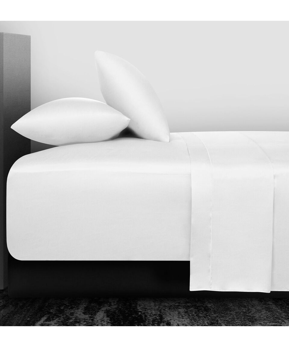 Casa Palacio Juego De Sábanas Matrimonial En Algodón Royal Blanco