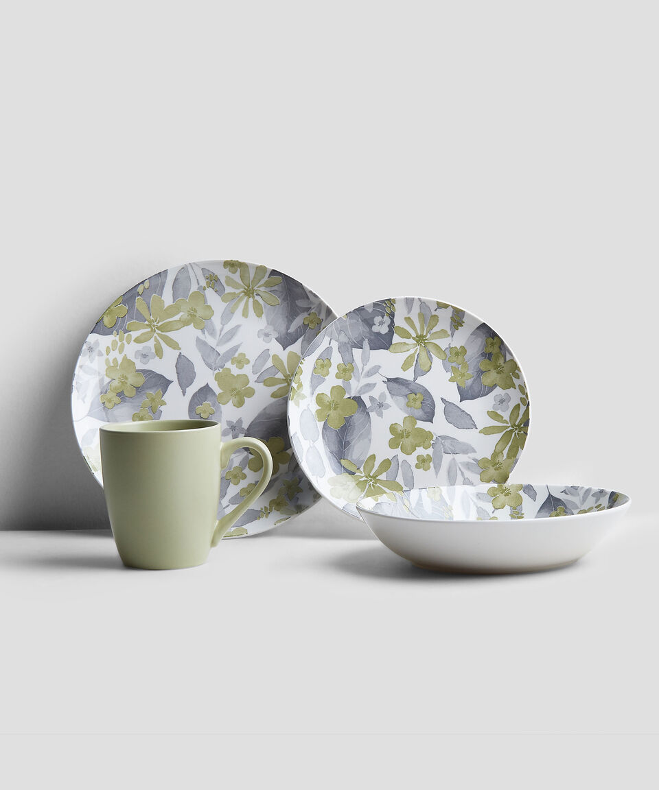 Kaiser Vajilla 16 Piezas Luxe Green en Cerámica