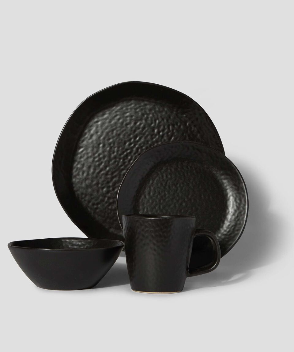 Kasablanka Vajilla 16 piezas Negra