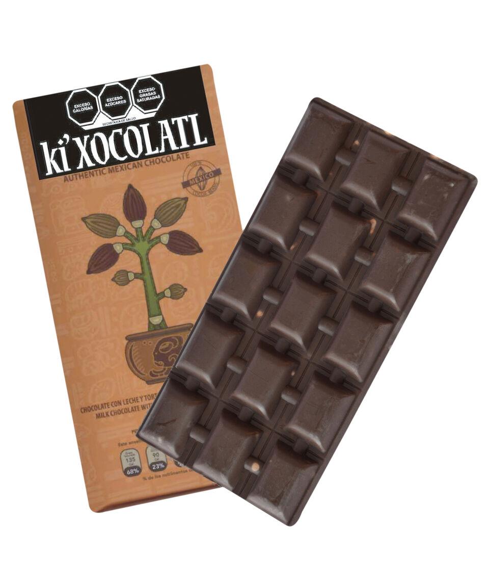 Ki'Xocolatl Chocolate con Leche 36% Cocoa 80 g