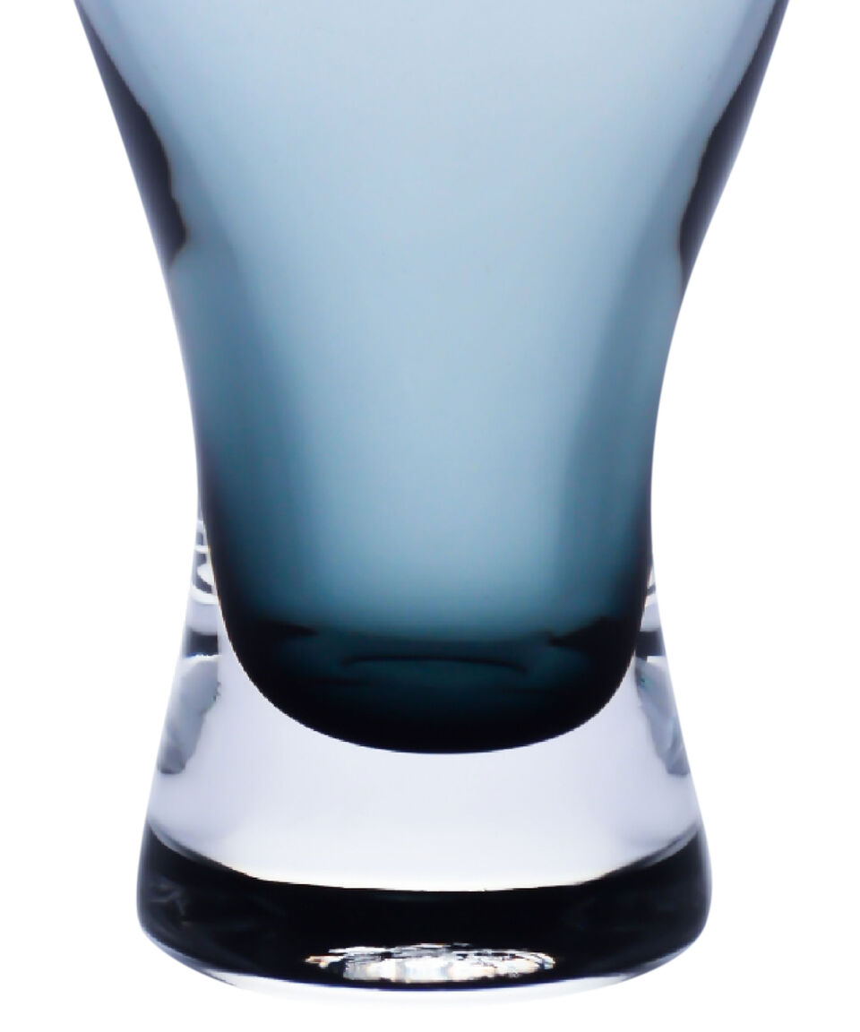 Krosno Vaso Para Tequila Silueta En Vidrio Azul