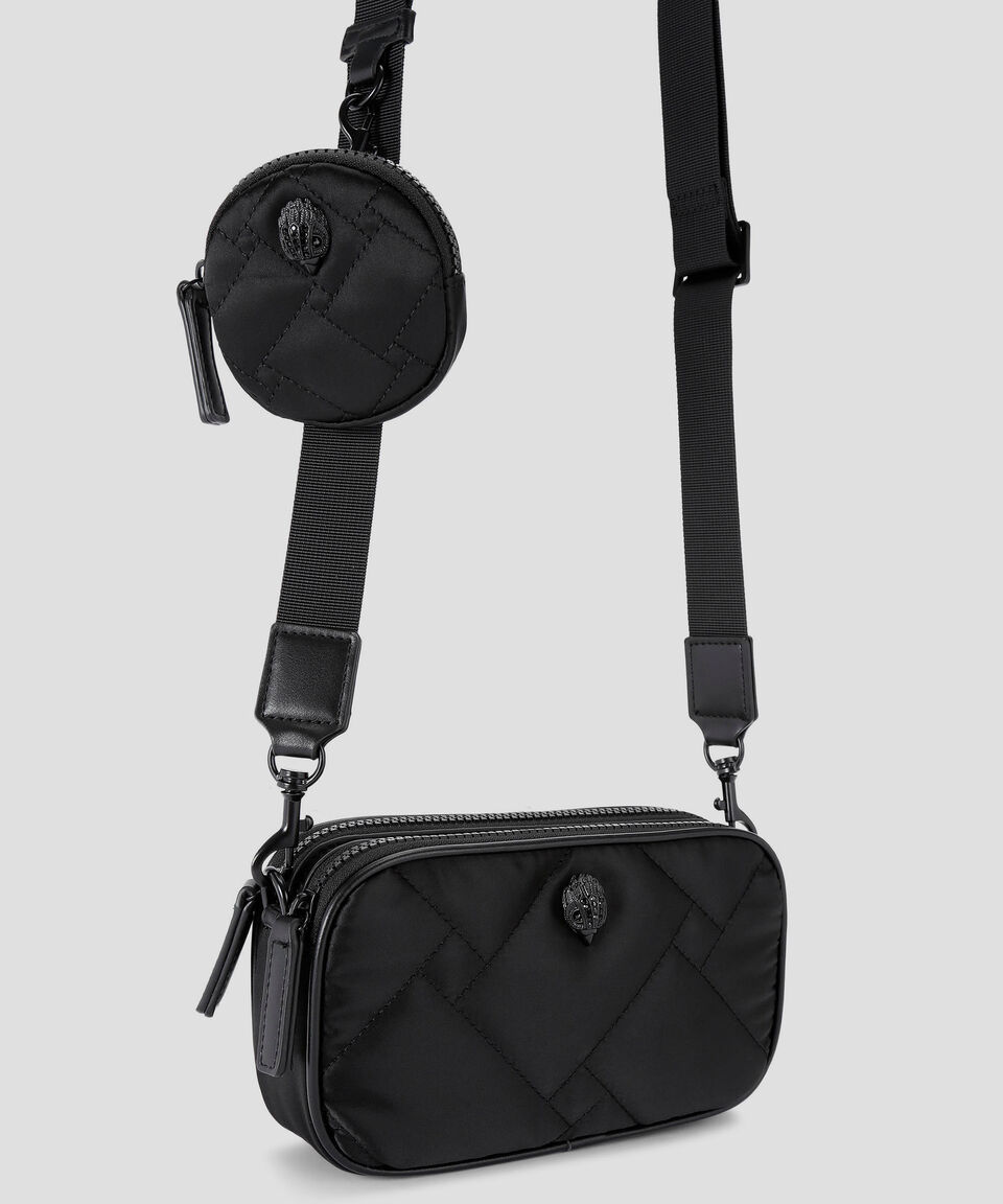 Kurt Geiger Bolsa Crossbody Negra Camera Mujer
