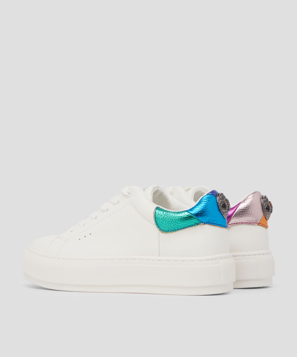 Kurt Geiger Tenis Casuales En Piel Blanca Mujer